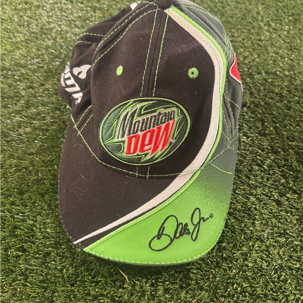Dale Earnhardt Jr. Mountain Dew Black and Green Cap